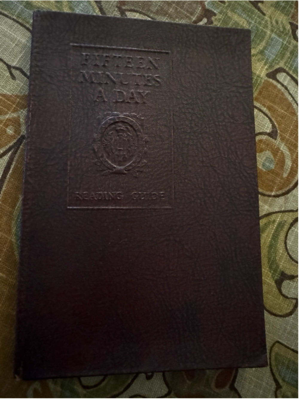 Fifteen Minutes A Day Reading Guide 1926 Book Harvard Classics DR. Charles Eliot